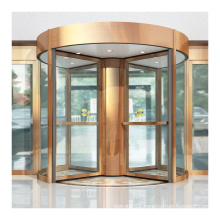 Manufacturer of  4 wings automatic glass sensor door revolving door for hotel project